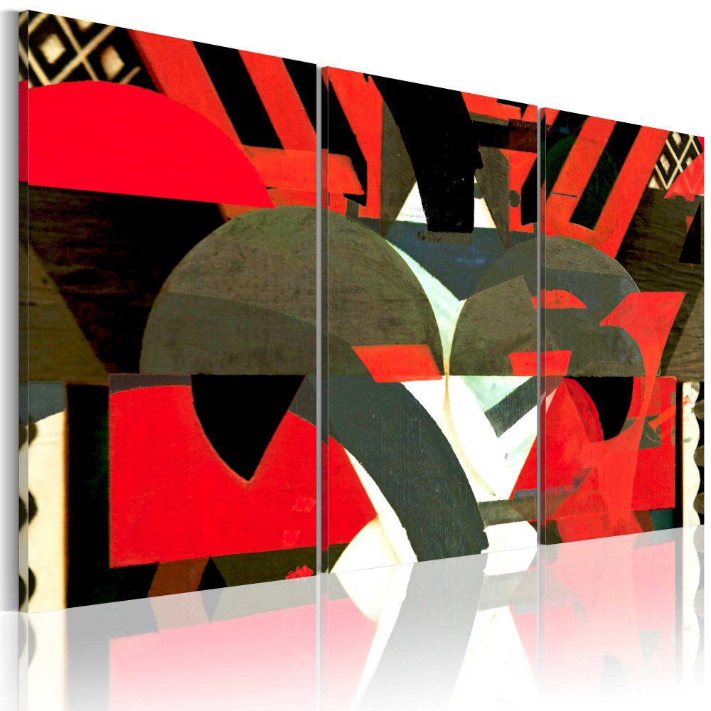 Obraz na plátně Bimago - Abstraktní tvary 60x40 cm - GLIX DECO s.r.o.