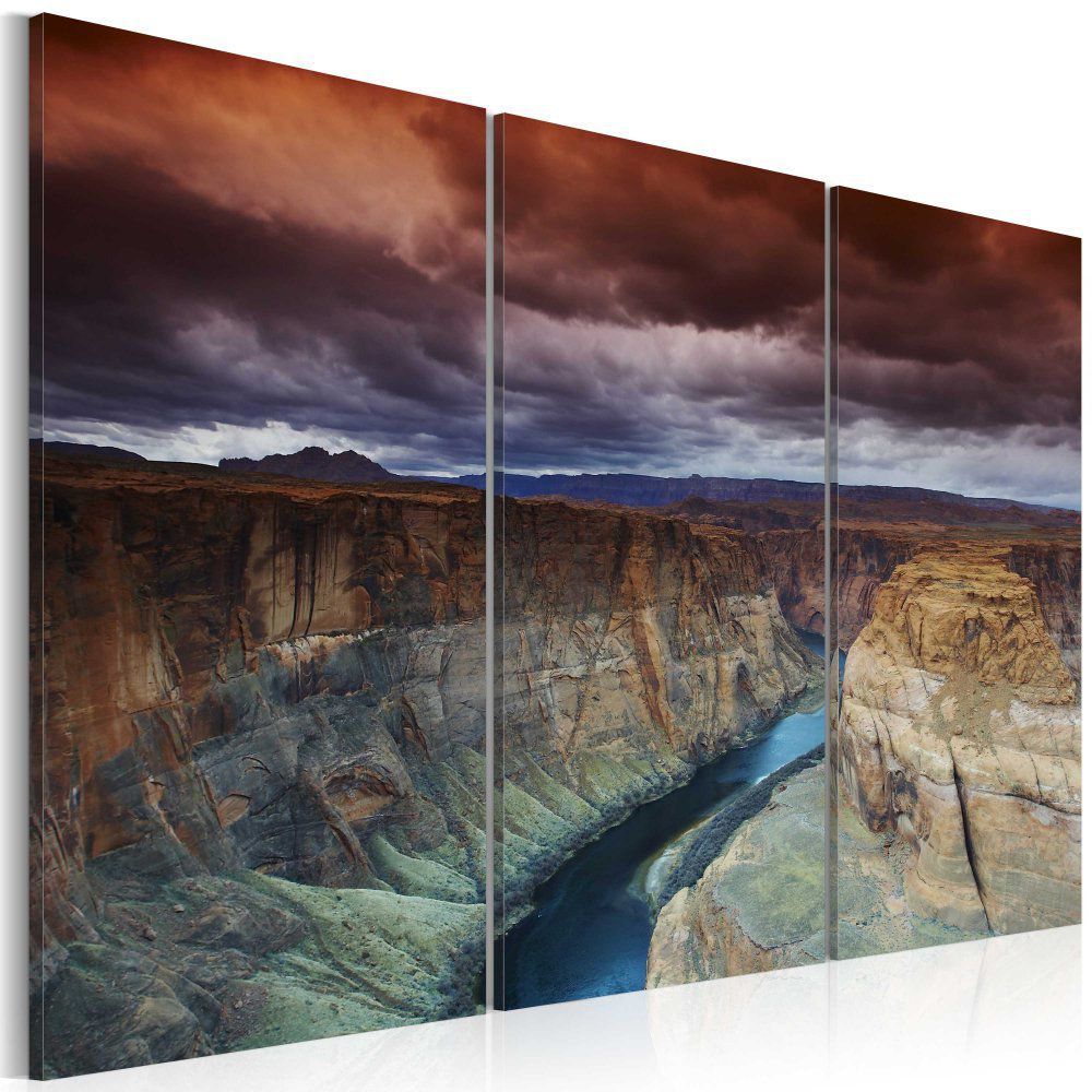 Obraz na plátně Bimago - Mraky nad Grand Canyonem v Coloradu 60x40 cm - GLIX DECO s.r.o.