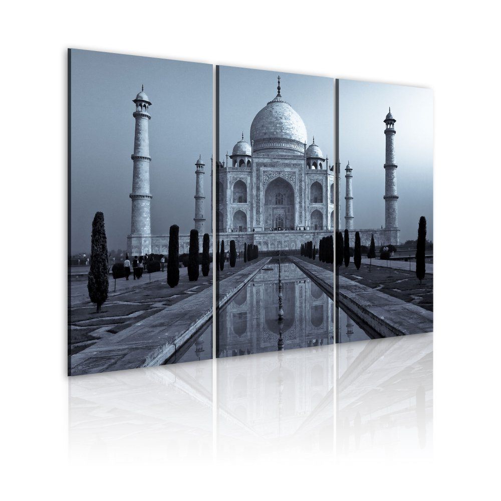 Obraz na plátně Bimago - Noční Tádž Mahal 60x40 cm - GLIX DECO s.r.o.