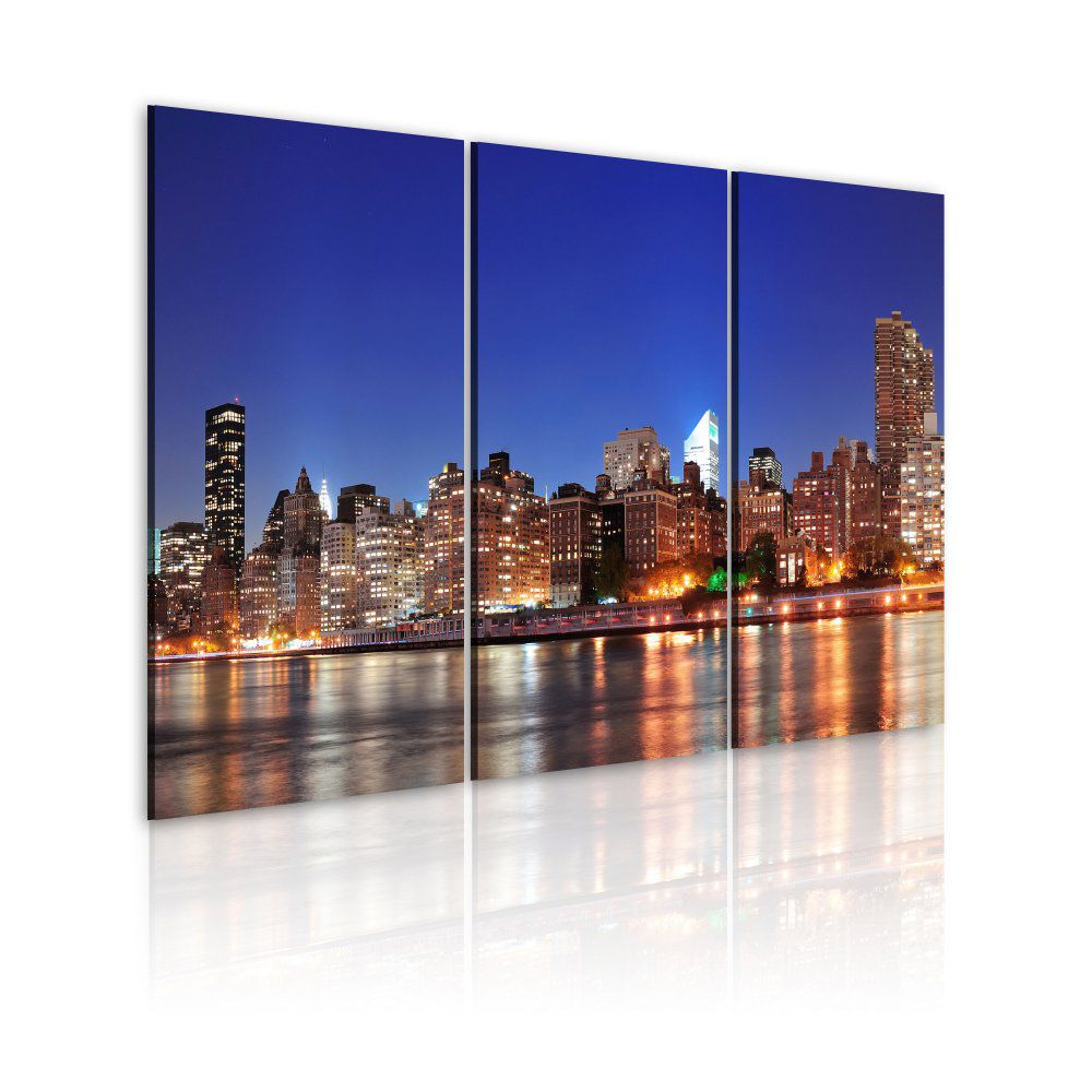 Obraz na plátně Bimago - NYC - město tisíce světel 60x40 cm - GLIX DECO s.r.o.