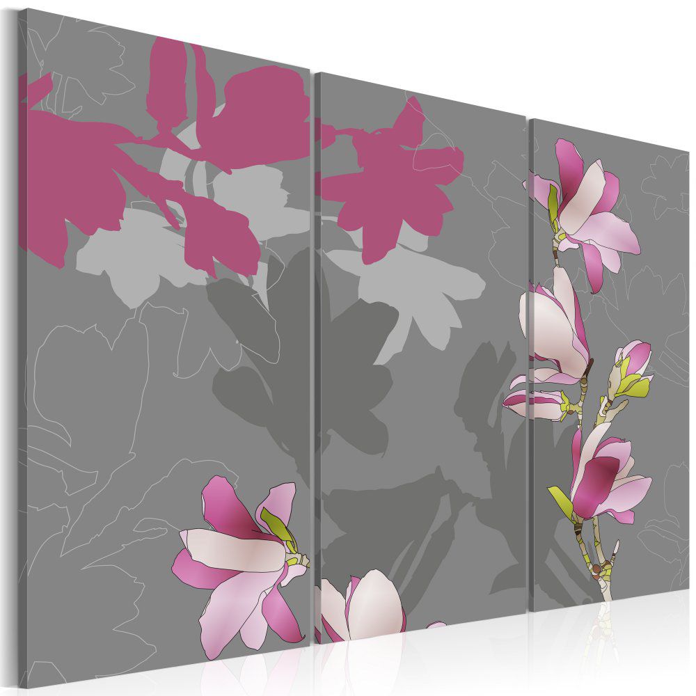 Obraz na plátně Bimago - Skica magnolie 60x40 cm - GLIX DECO s.r.o.