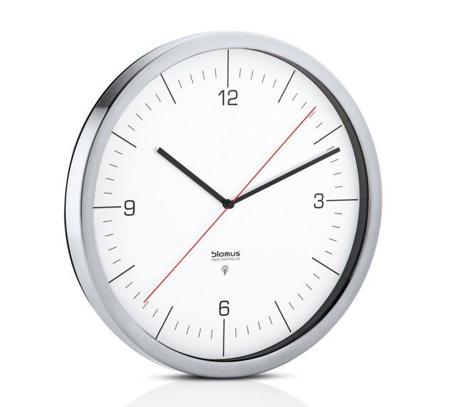 Nástěnné hodiny CRONO bílé Ø 30,5 cm BLOMUS - Homein.cz