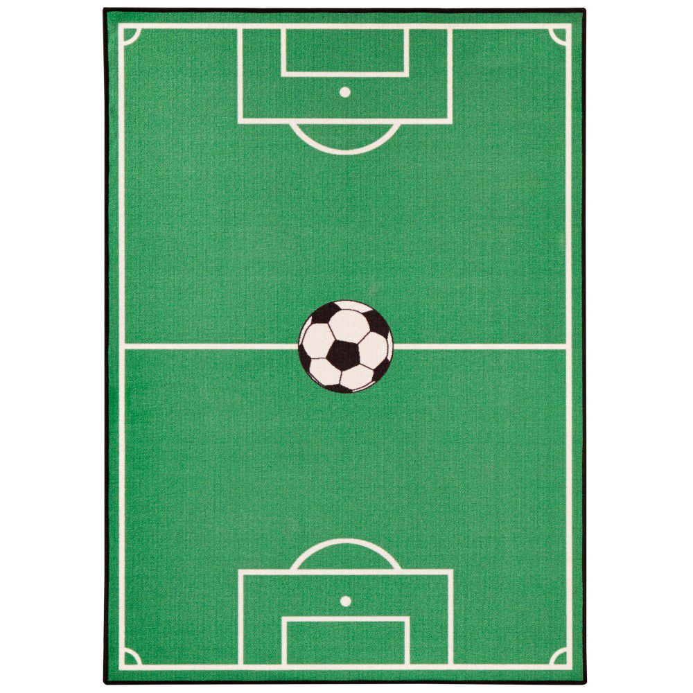Dětský zelený koberec Zala Living Football, 200 x 290 cm - Bonami.cz