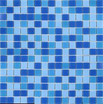 Skleněná mozaika Premium Mosaic modrá 33x33 cm mat MOS20MIX1HM (bal.1,070 m2) - Siko - koupelny - kuchyně