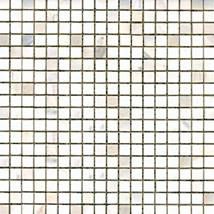 Kamenná mozaika Premium Mosaic Stone bílá 30x30 cm leštěná STMOS15WHP (bal.1,020 m2) - Siko - koupelny - kuchyně
