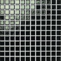 Keramická mozaika Premium Mosaic černá 30x30 cm lesk MOS23BK - Siko - koupelny - kuchyně