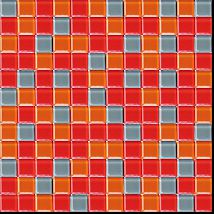 Skleněná mozaika Premium Mosaic vícebarevná 30x30 cm lesk MOS25MIX3 (bal.1,020 m2) - Siko - koupelny - kuchyně