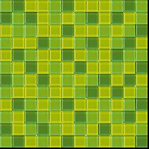 Skleněná mozaika Premium Mosaic zelená 30x30 cm lesk MOS25MIX4 (bal.1,020 m2) - Siko - koupelny - kuchyně