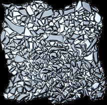 Skleněná mozaika Premium Mosaic černá 30x30 cm lesk MOSBKP (bal.0,990 m2) - Siko - koupelny - kuchyně