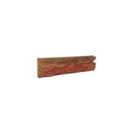 Kamenný obklad Vaspo Skála ohnivá oranžovočervená 8,6x38,8 cm V55100