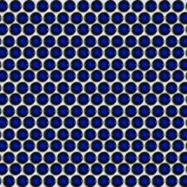 Keramická mozaika Premium Mosaic modrá 30x31 cm lesk MOS19DBL, 1ks
