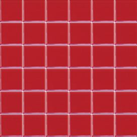Skleněná mozaika Premium Mosaic červená 31x31 cm lesk MOS50RE (bal.1,060 m2), 1ks