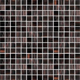 Skleněná mozaika Premium Mosaic hnědá 33x33 cm lesk MOSJ20BR