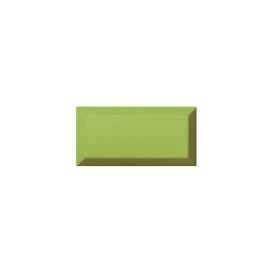 Obklad Ribesalbes Chic Colors verde bisel 10x20 cm lesk CHICC1452