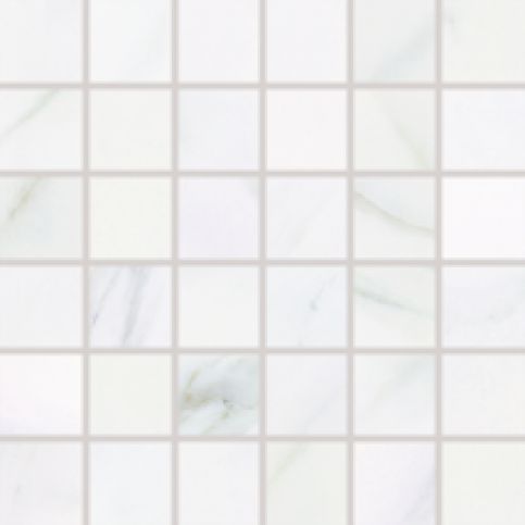 Mozaika Rako Glamour R bílošedá 30x30 cm, lesk WDM05018.1 - Siko - koupelny - kuchyně