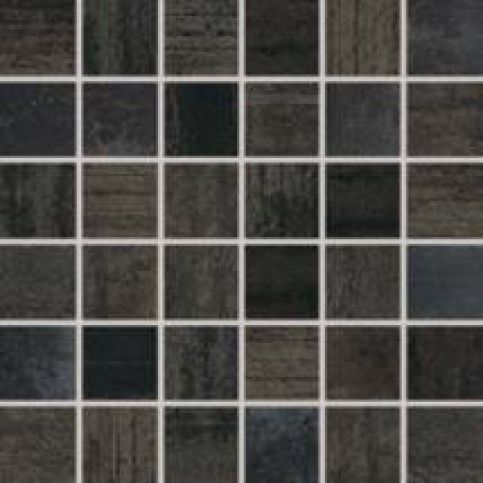 Mozaika Rako Rush černá 30x30 cm, pololesk, rektifikovaná WDM06523.1 - Siko - koupelny - kuchyně