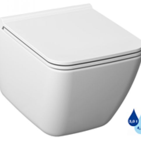 Závěsné WC se sedátkem softclose Jika Cube Way, zadní odpad, 54cm SIKOSJPU20423 - Siko - koupelny - kuchyně