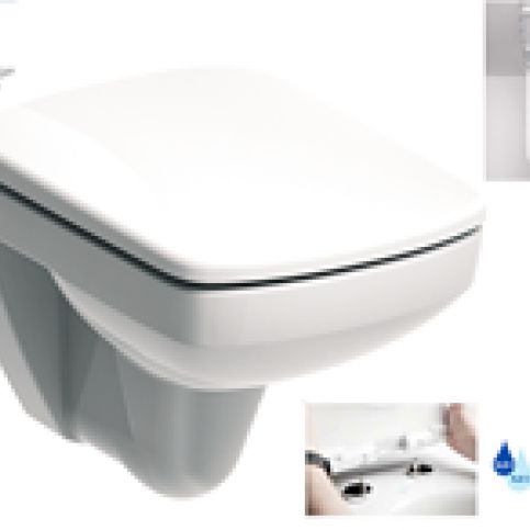 Závěsné WC se sedátkem softclose Kolo Kolo, zadní odpad, 53cm SIKOSTNM33123S - Siko - koupelny - kuchyně