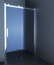 Sprchové dveře Anima T-Linea posuvné 120 cm, čiré sklo, chrom profil TLD120TP - Siko - koupelny - kuchyně