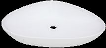 Umyvadlo na desku Glacera Vallone 58,5x38,5 cm bez přepadu VA5838 - Siko - koupelny - kuchyně