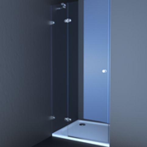 Sprchové dveře Anima T-Glass jednokřídlé 100 cm, čiré sklo, chrom profil TGD2100T - Siko - koupelny - kuchyně
