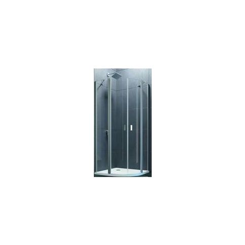 Sprchové dveře Huppe Design Pure jednokřídlé 80 cm, R 550, čiré sklo, chrom profil DPU280190CRT - Siko - koupelny - kuchyně