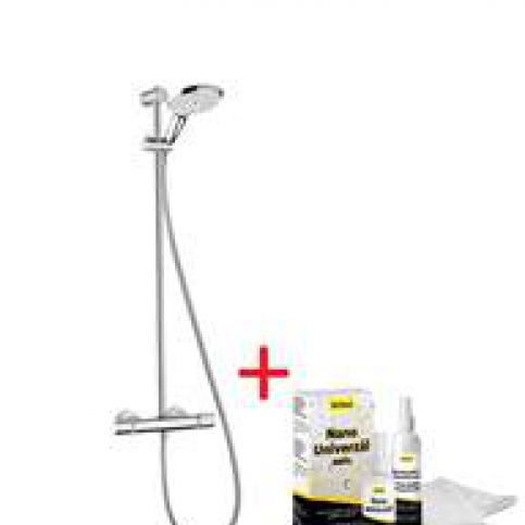 Sprchový systém Hansgrohe s termostatickou baterií, 3 funkce, oblý SIKOBHGSSMS - Siko - koupelny - kuchyně