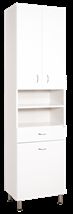 Koupelnová skříňka vysoká Keramia Pro 50x192x33,3 cm bílá PROV50K - Siko - koupelny - kuchyně