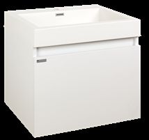 Koupelnová skříňka s umyvadlem Naturel Verona 60x48 cm bílá VERONA60WH - Siko - koupelny - kuchyně