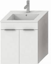 Koupelnová skříňka s umyvadlem Jika Cube 54x43x60,7 cm bílá H4536111763001 - Siko - koupelny - kuchyně