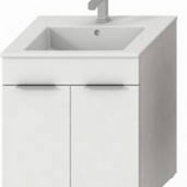 Koupelnová skříňka s umyvadlem Jika Cube 54x43x60,7 cm bílá H4536111763001