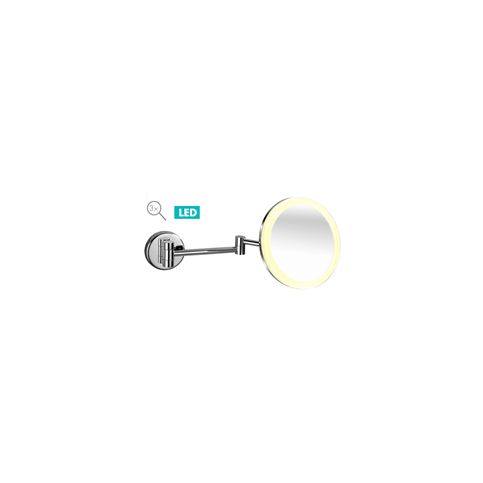 Optima Kosmetické zrcátko LED nástěnné, kulaté KZZAVLEDO - Siko - koupelny - kuchyně