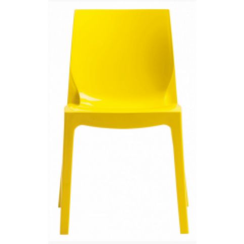 Designová židle Simple Chair (Žlutá)  SSC01 Sit & be - Designovynabytek.cz