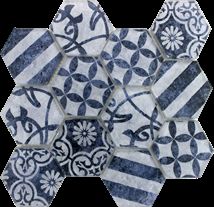 Skleněná mozaika Premium Mosaic azul 26x30 cm mat PATCHWORK73AZ, 1ks - Siko - koupelny - kuchyně