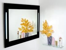 Zrcadlo s osvětlením Amirro Pharos 110x80 cm černošedá 900-773 - Siko - koupelny - kuchyně
