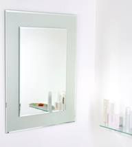 Zrcadlo s fazetou Amirro Snowqueen 60x80 cm šedá 711-447 - Siko - koupelny - kuchyně