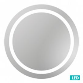 Zrcadlo s LED osvětlením Naturel Iluxit 67x67 cm ZIL6767KLEDBV Siko - koupelny - kuchyně