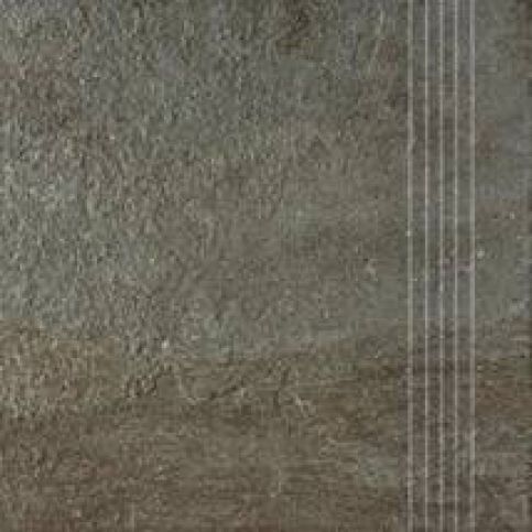 Schodovka Rako Como hnědá 33x33 cm, reliéfní DCP3B694.1 - Siko - koupelny - kuchyně