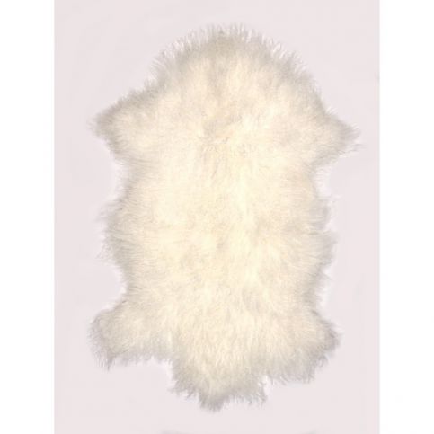 Krémově bílý vlněný koberec z ovčí kožešiny Auskin Torry, 60 x 80 cm - Bonami.cz