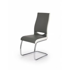 Halmar Jídelní židle K259, šedo-bílá