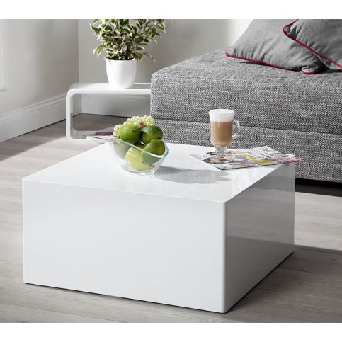 INV Konferenční stolek Block M 50cm, bílý - Design4life