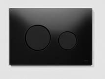 Ovládací tlačítko Tece Loop sklo černá 9240657 - Siko - koupelny - kuchyně