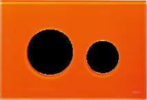 Kryt ovládacího tlačítka Tece Loop sklo oranžová 9240673 - Siko - koupelny - kuchyně
