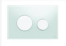 Ovládací tlačítko Tece Loop sklo zelená 9240651 - Siko - koupelny - kuchyně