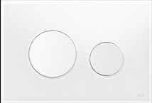 Ovládací tlačítko Tece Loop plast bílá 9240600 - Siko - koupelny - kuchyně