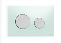 Ovládací tlačítko Tece Loop sklo zelená mat 9240652 - Siko - koupelny - kuchyně