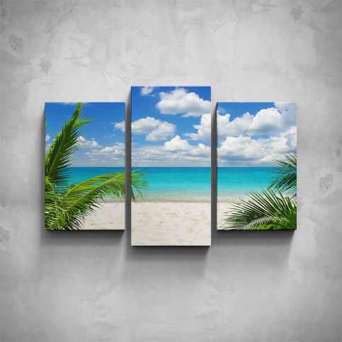 3-dílný obraz - Azurová pláž - PopyDesign - Popydesign
