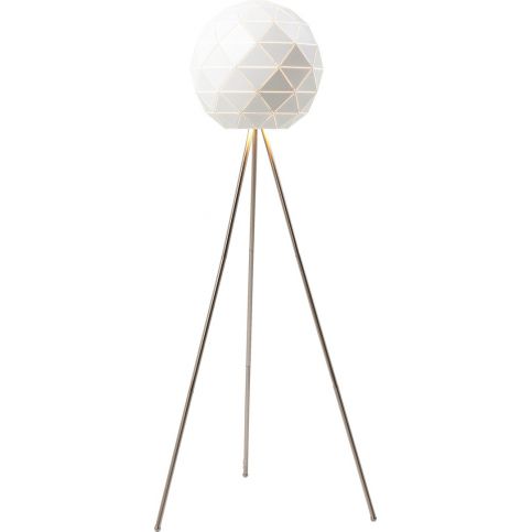 Bílá volně stojící lampa Kare Design Triangle, 160 cm - Bonami.cz