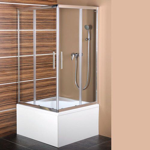 Sprchový kout čtverec 90x90x200 cm Polysan CARMEN chrom lesklý MD5115 - Siko - koupelny - kuchyně