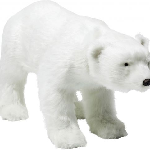 Dekorativní figurka Moving Sound Baby Polar Bear Fur - KARE